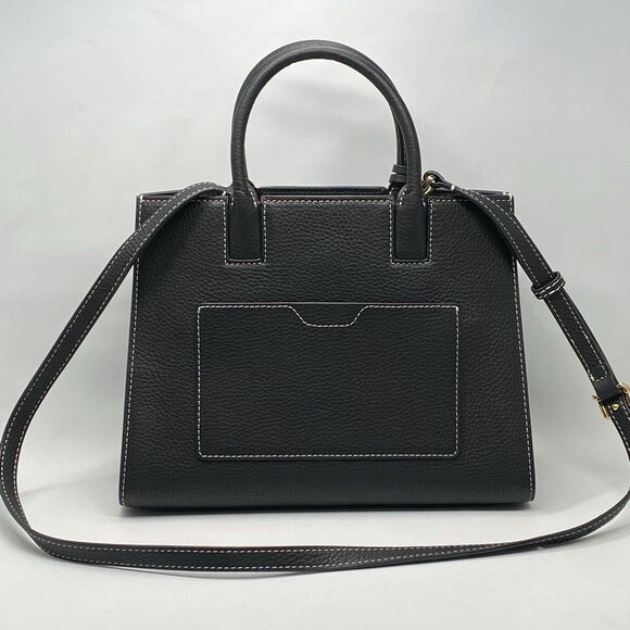Burberry Black Mini Frances TB Plaque Tote Bag - Picture 6 of 16
